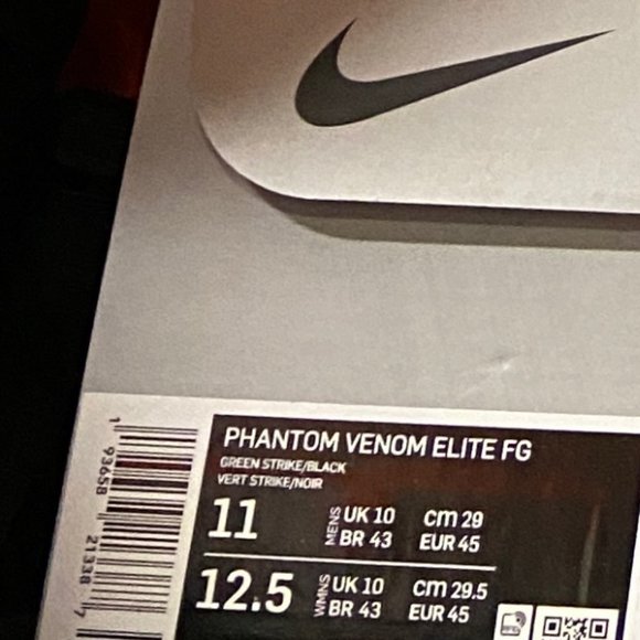Nike Phantom Venom Elite FG ACC Soccer Cleats Shoes Green AO7540-306 Size NEW main image 8